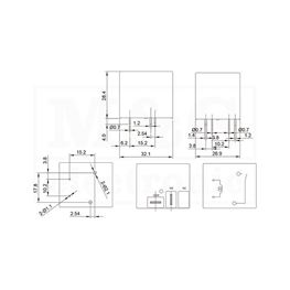 Picture of RELEJ GOODSKY GU-SS-124DMF 1xNO 30A 24V