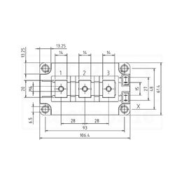 Slika za TRANZISTORSKI IGBT MODUL 
FF400R12KE3