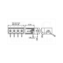 Picture of SISTEM KLEMA HORIZONTALNA 7,5mm 4 POL