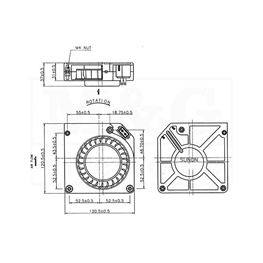 Slika za VENTILATOR AC 115V 120x120x37 SUNON Ball