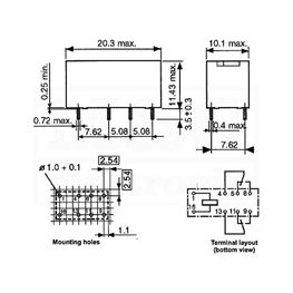 Picture of RELEJ TE CONNECTIVITY D2N24-2880