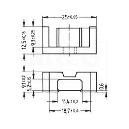 Slika za FERITNO JEZGRO EFD25/13/9 B66421G0000X187