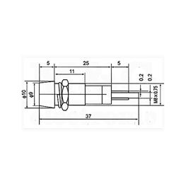 Slika za SIGNALNI ELEMENT IND8 A 12V ZELENI