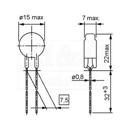 Picture of OTPORNIK NTC S237 4,7R 5,1A