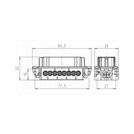 Slika za KONEKTOR AMPHENOL C146-10B016 102 1