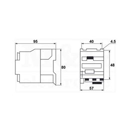 Picture of KONTAKTOR LT1-D2510 220V 25A 1NO