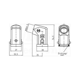 Slika za KUĆIŠTE KONEKTORA HARTING 19200031643