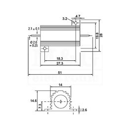 Slika za OTPORNIK ZA HLADNJAK 25W 150R