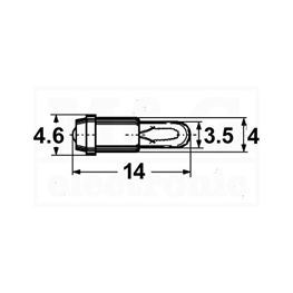 Slika za SIJALICA SM4s/7  28V  24mA 0,67W