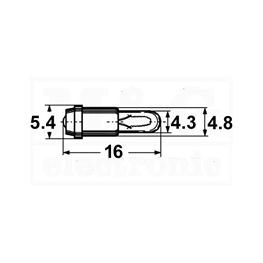 Slika za SIJALICA SM4s/7 1,5V  90mA 0,14W