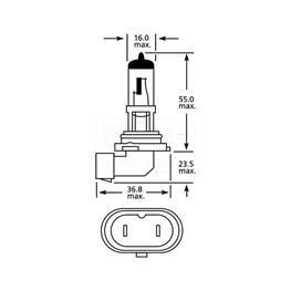 Slika za SIJALICA ZA AUTO HB4 12V 51W