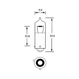 Picture of SIJALICE ZA AUTO BAY9S H21W 12V 21W