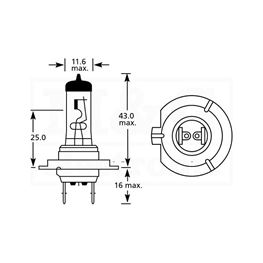 Slika za SIJALICA ZA AUTO H7 12V 55W