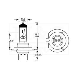 Picture of SIJALICA ZA AUTO H7 24V 70W