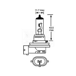 Slika za SIJALICA ZA AUTO H8 12V 35W