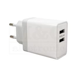 Picture of ISPRAVLJAČ ADAPTER 220V / 5V 2,4A  USB+KAB