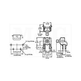 Picture of TASTER IMPULS OMRON B3F-3150