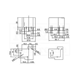 Picture of RELEJ GOODSKY GU-SH-112D 1xU 30A 12V