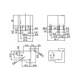 Picture of RELEJ GOODSKY GU-SH-124D 1xU 30A 48V