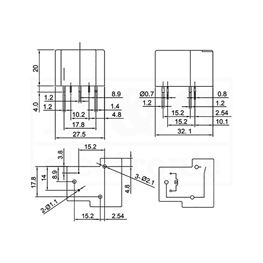 Picture of RELEJ GOODSKY GU-SH-124DM 1xNO 30A 48V