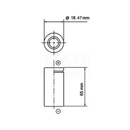 Slika za BATERIJA LITIJUM 3.6V 1300mAh 18650-13L SAMSUNG