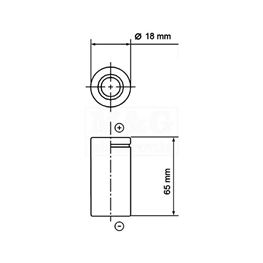 Slika za BATERIJA LITIJUM 3.6V 3400mAh NCR18650B Panasonic