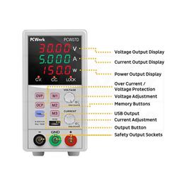 Slika za LABORATORIJSKI ISPRAVLJAČ PCW07D 0-50 V 0-6 A