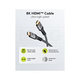 Slika za KABL HDMI muški > HDMI muški ULTRA HD 0,5m