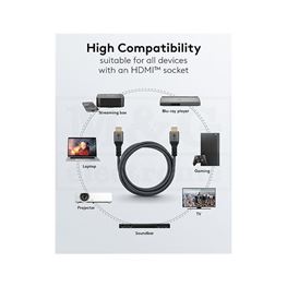 Slika za KABL HDMI muški > HDMI muški ULTRA HD 0,5m