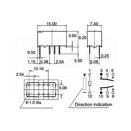 Slika za RELEJ PANASONIC TX2-12V