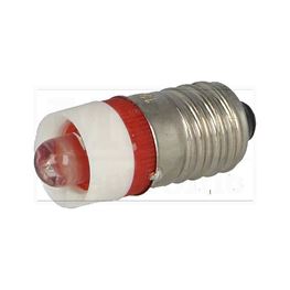 Slika za SIJALICA LED E10 Tip LL 12V AC/DC CRVENA