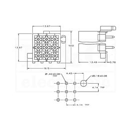 Slika za KONEKTOR MATE-N-LOK AMP 770182-0 MUŠKI 9 pina