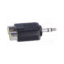 Slika za UTIKAČ 3,5 STEREO / 2X UTIČNICA ČINČ