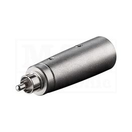 Picture of XLR ADAPTER 3 POL M > ČINČ M