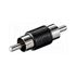 Slika za UTIKAČ ČINČ ADAPTER M-M CRNI