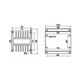 Slika za ALUMINIJUMSKI HLADNJAK SSR E50