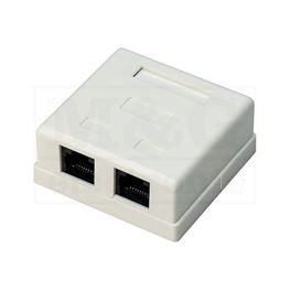 Picture of UTIČNICA 8/8 2xRJ45 CAT6 UTP NAZIDNA