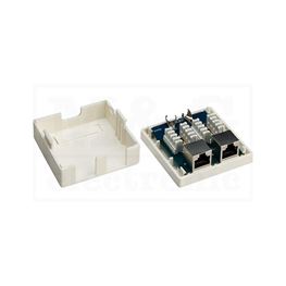 Slika za UTIČNICA 8/8 2xRJ45 CAT6 STP NAZIDNA