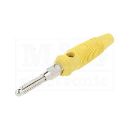 Slika za UTIKAČ BANANA 4 MM BUELA 20 K ŽUTI