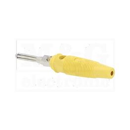 Slika za UTIKAČ BANANA 4 MM BUELA 20 K ŽUTI