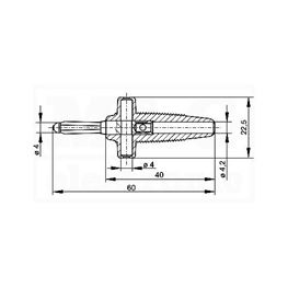 Picture of UTIKAČ BANANA 4 MM BUELA 300 K CRVENI