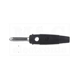 Slika za UTIKAČ BANANA 4 MM BUELA 30 K CRNI