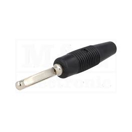 Slika za UTIKAČ BANANA 4 MM VON 20 CRNI