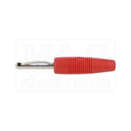 Slika za UTIKAČ BANANA 4 MM VON 20 CRVENI