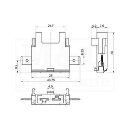 Picture of KUĆIŠTE ZA AUTO OSIGURAČE Tip B INLINE 20A