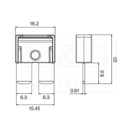 Slika za OSIGURAČ ZA AUTO Tip MAXICOMPACT 60A