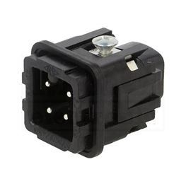 Slika za KONEKTOR ILME CKM 03 4 Pina MUŠKI CRNI