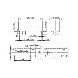 Slika za RELEJ NF FORWARD S7001C24W 1xU 6A 24V DC