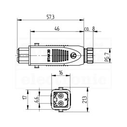 Slika za KONEKTOR HIRSCHMANN STAK 20
