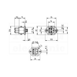 Slika za KONEKTOR HIRSCHMANN STAKEI 2